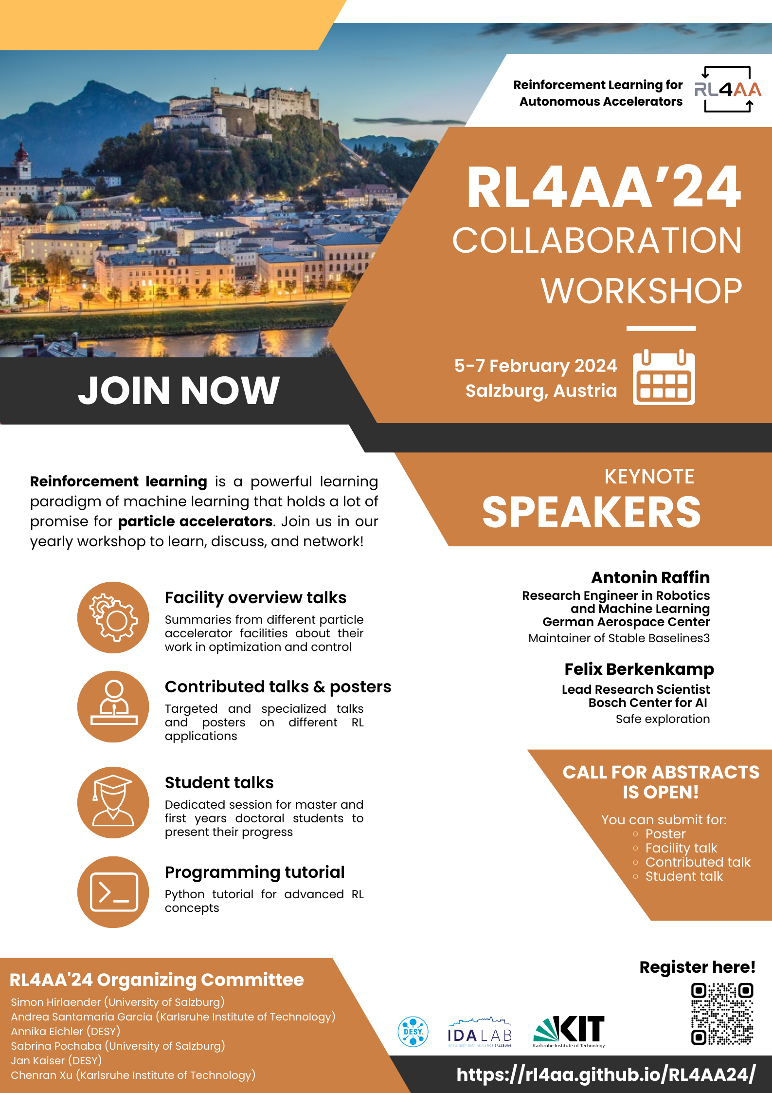 RL4AA'24 flyer.